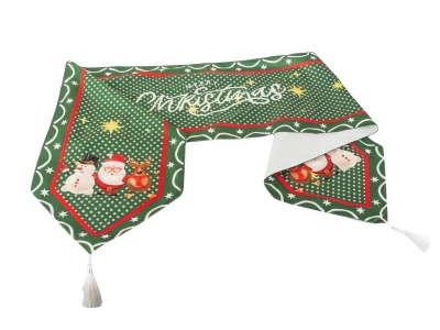 Verk 26259 Vánoční běhoun na stůl 205 x 35 cm zelený