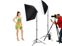 Verk 27146 Softbox se stativem 48 x 67 cm, 2x 135W