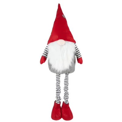 Ruhhy 22275 Vianočné dekorácie škriatok s teleskopickými nohami 90 cm