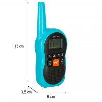 KIK KX3634 Vysílačky pro děti, dosah 3 km, 2 ks, modré