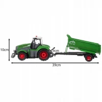Kruzzel 24591 RC traktor se sklápěcím přívěsem 1:24