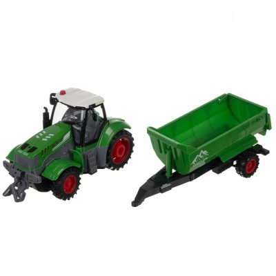 Kruzzel 24591 RC traktor se sklápěcím přívěsem 1:24