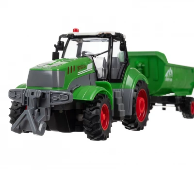 Kruzzel 24591 RC traktor se sklápěcím přívěsem 1:24