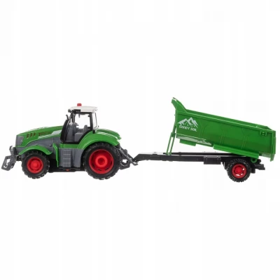 Kruzzel 24591 RC traktor se sklápěcím přívěsem 1:24