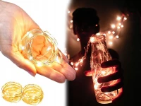 Verk 26020 Světelný řetěz na baterie 100 LED teplá bílá 10 m 