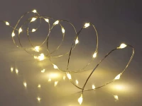 Verk 26020 Světelný řetěz na baterie 100 LED teplá bílá 10 m 