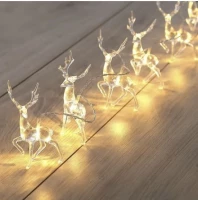 Ruhhy 24955 Svetelný záves Sobi 10 LED teplá biela