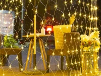 Verk 26204 Vianočná svetelná sieť - 100 LED, IP44, 1x2 m, teplá biela
