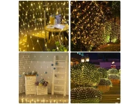 Verk 26204 Vianočná svetelná sieť - 100 LED, IP44, 1x2 m, teplá biela