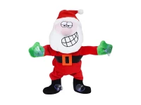 Verk 26287 Tancujúci a spievajúci Santa Claus na okno 30 cm