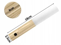 Verk 27191 Nástenná LED lampa magnetická s pohybovým senzorom svetlo hnedá