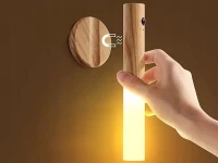Verk 27191 Nástenná LED lampa magnetická s pohybovým senzorom svetlo hnedá