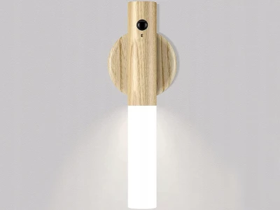 Verk 27191 Nástenná LED lampa magnetická s pohybovým senzorom svetlo hnedá