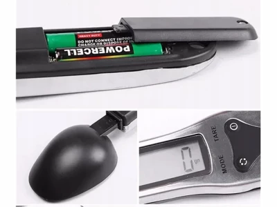 Verk 07240 Digitální lžíce s váhou 0,1-500g černá