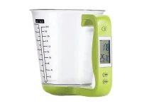 Verk 07242 Digitálna kuchynská odmerka 1kg/1g, zelená