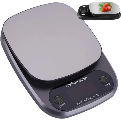 Verk 17138 Digitálna kuchynská váha 3 kg, čierna