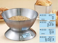 Verk 17142 Kuchynská váha digitálna 5kg/1g, strieborná