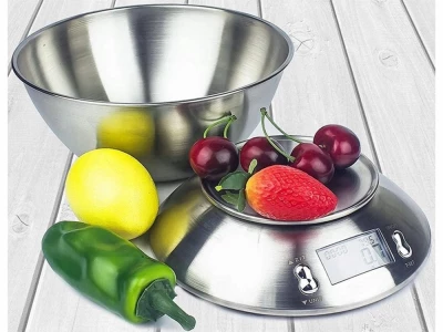 Verk 17142 Kuchynská váha digitálna 5kg/1g, strieborná