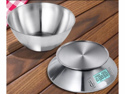 Verk 17142 Kuchynská váha digitálna 5kg/1g, strieborná