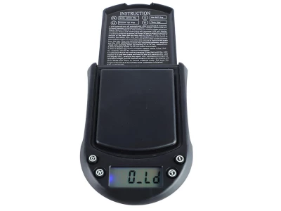 Verk 17147 Vrecková digitálna váha 500g/0,1g, čierna