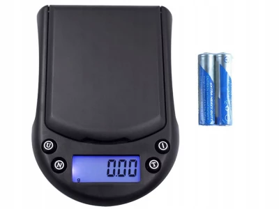 Verk 17147 Vrecková digitálna váha 500g/0,1g, čierna