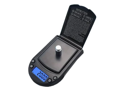 Verk 17147 Vrecková digitálna váha 500g/0,1g, čierna