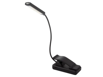 Verk 27415 LED lampa na čtení s klipem , 2 W, černá