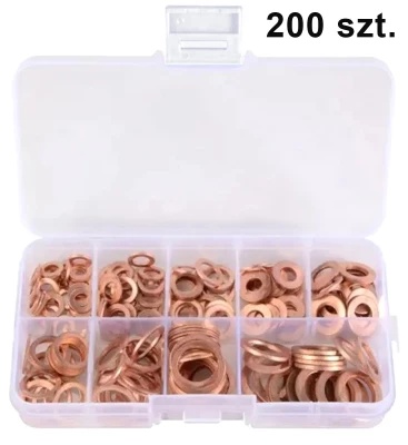 APT DA15 Sada medených podložiek 200 ks