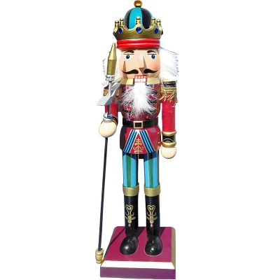 Foxter 3022 Dřevěný vojáček louskáček král 30 cm