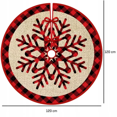 Verk 26188 Deka pod vianočný stromček 120 cm, béžová, vz.3