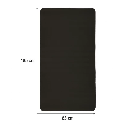 KIK KX3318 Podložka na cvičenie fitness a jogy 185 x 80 x 1,5 cm, čierna