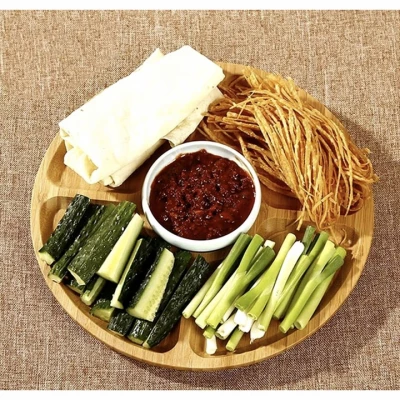 Ruhhy 24290 Bambusová doska na podávanie občerstvenia