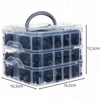 Verk 10125 Sada plastových příchytek autočalounění 620 ks