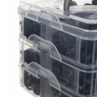 Verk 10125 Sada plastových příchytek autočalounění 620 ks