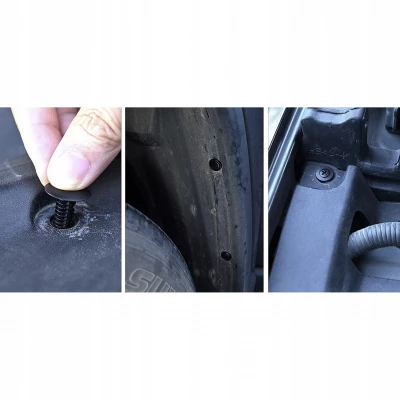 Verk 10125 Sada plastových příchytek autočalounění 620 ks