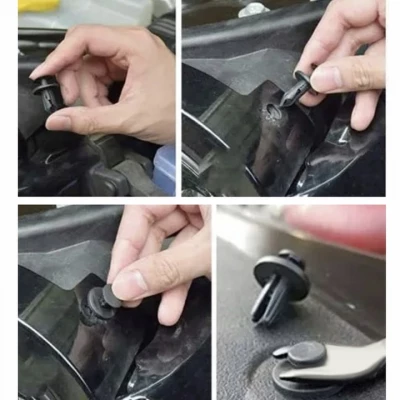 Verk 10125 Sada plastových příchytek autočalounění 620 ks