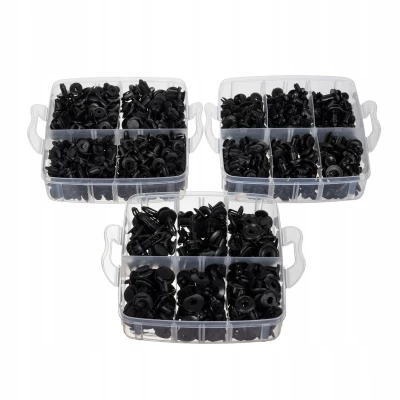 Verk 10125 Sada plastových příchytek autočalounění 620 ks