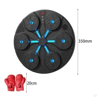 Verk 14589 Elektronický boxovací nástenný terč s rukavicami, čierny
