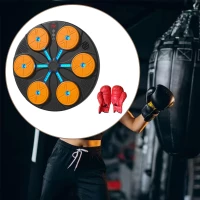 Verk 14589 Elektronický boxovací nástenný terč s rukavicami, čierny