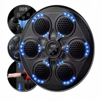 Verk 14590 Elektronický boxovací nástěnný terč s rukavicemi, Bluetooth černý