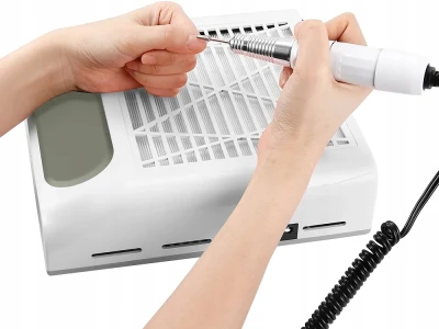 Verk 27364 Odsávačka prachu na nehty 80 W, bílá