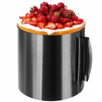 Ruhhy 24618 Nastavitelná forma na dort kulatá, nerez, 16 - 30 cm, výška 15 cm