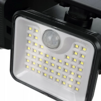 Izoxis 24889 Solární 180 LED osvětlení s PIR čidlem pohybu a soumraku, IP65, 550 lm, 1800 mAh