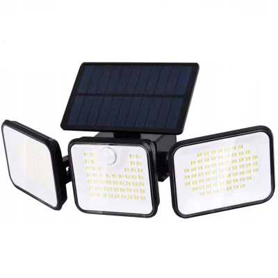 Izoxis 24889 Solární 180 LED osvětlení s PIR čidlem pohybu a soumraku, IP65, 550 lm, 1800 mAh