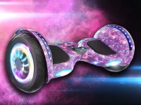 Gordon G273 Hoverboard, Bluetooth, 100 kg, 350 W, Purple Starry Sky