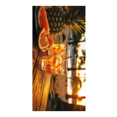 Gordon H94 Plážová osuška rychleschnoucí z mikrovlákna, drink, 100 x 180 cm 