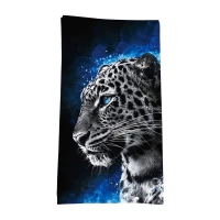Gordon H87 Plážová osuška rýchloschnúca z mikrovlákna, leopard, 100 x 180 cm