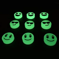Antistresový Fidget Spinner fluorescentní 7cm - Emoji oranžový