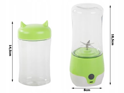 Verk 07267 Přenosný smoothie mixér 380 ml zelený