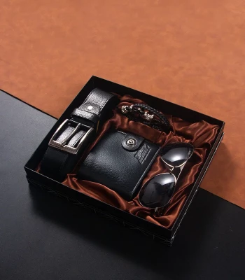 Gordon G918 Elegantní dárková sada pro muže, černá, 4 ks